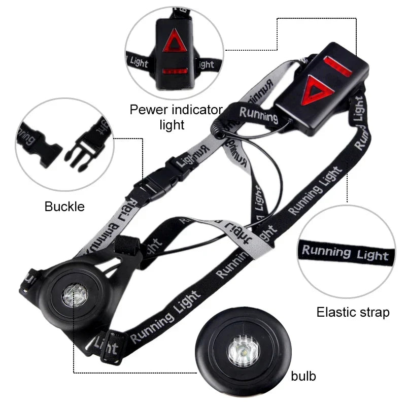 Vastfire Lampă de Siguranță pentru Noapte - Vizibilitate Sporită pentru Alergători