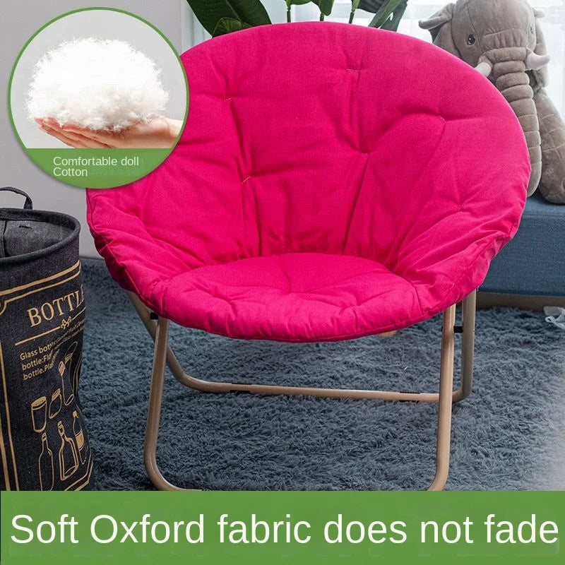 Duży Składany Fotel Moon – Wygodny Fotel do Użytku Wewnętrznego i Zewnętrznego