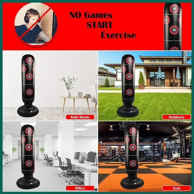 Nadmuchiwany Bokser – Do Treningu i Zabawy