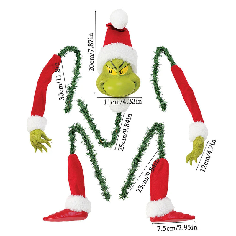Grinch Decorative Christmas Figurines - For Creative Holiday Joy