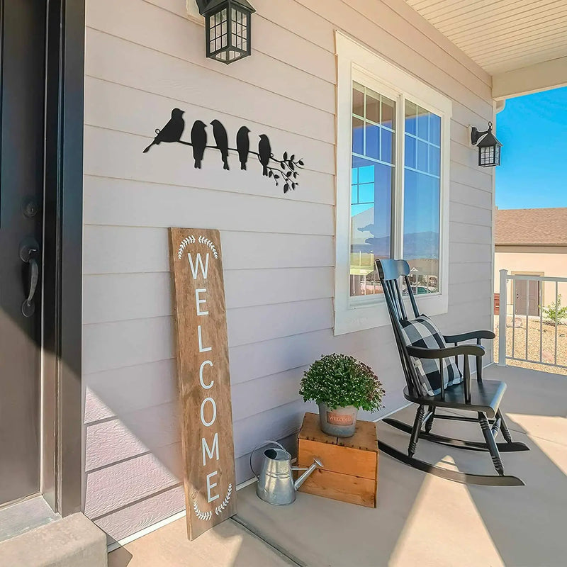 Wall Decoration Birdsong – Atmospheric Sitting Birds