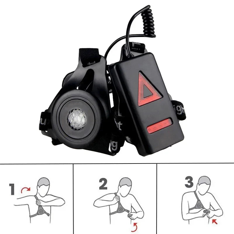 Vastfire Lampă de Siguranță pentru Noapte - Vizibilitate Sporită pentru Alergători