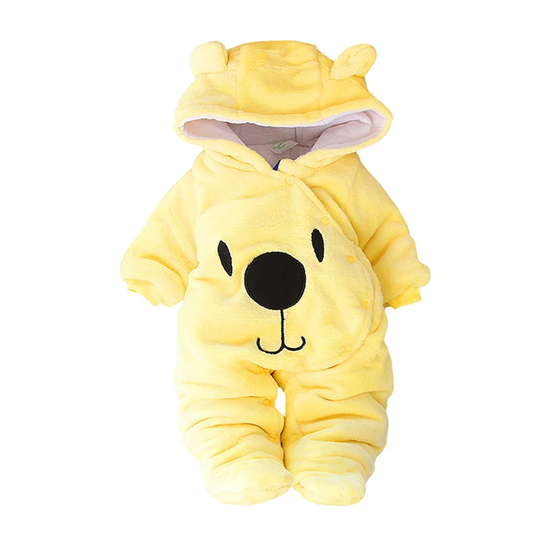 Pluszowy Miś – Ciepły i Uroczy Strój dla Niemowląt