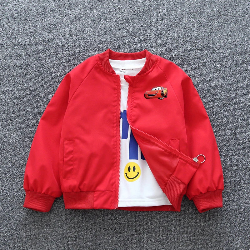 Kurtka Cars Lightning McQueen dla Chłopców – Stylowa i Wygodna Kurtka na Zimne Dni