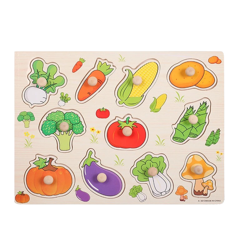 Drewniane Puzzle - Edukacyjna Zabawka z Różnorodnymi Tematami