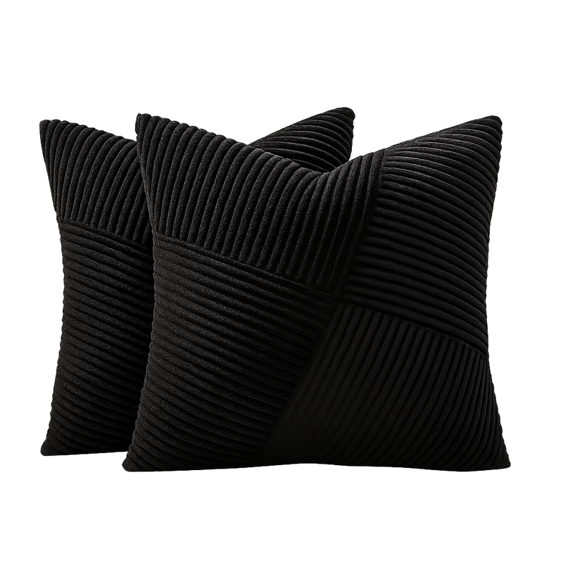 2-częściowe poduszki w stylu boho z weluru – miękkie i stylowe do sofy i łóżka