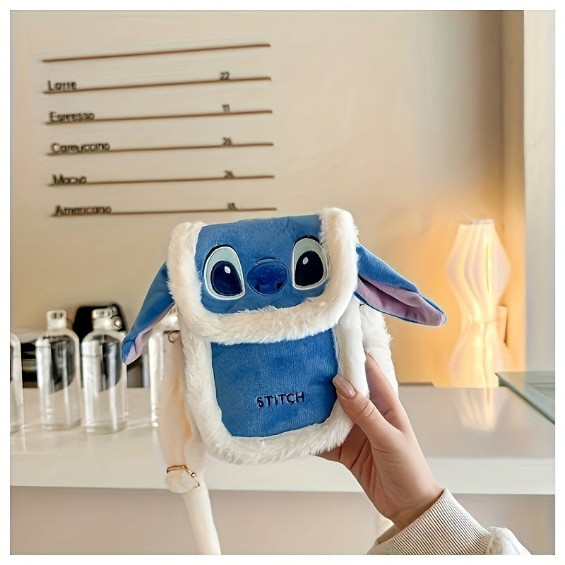 Urocza torebka Crossbody Stitch – Z futerkiem i haftowanym wzorem do codziennego użytku