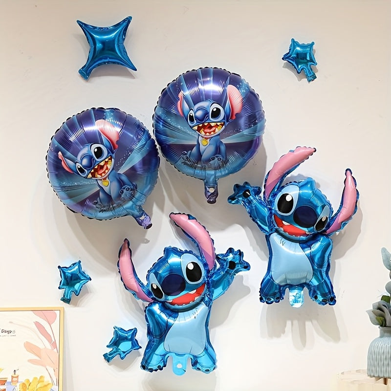 Zestaw Balonów Stitch – 5 Sztuk na Magiczną Imprezę