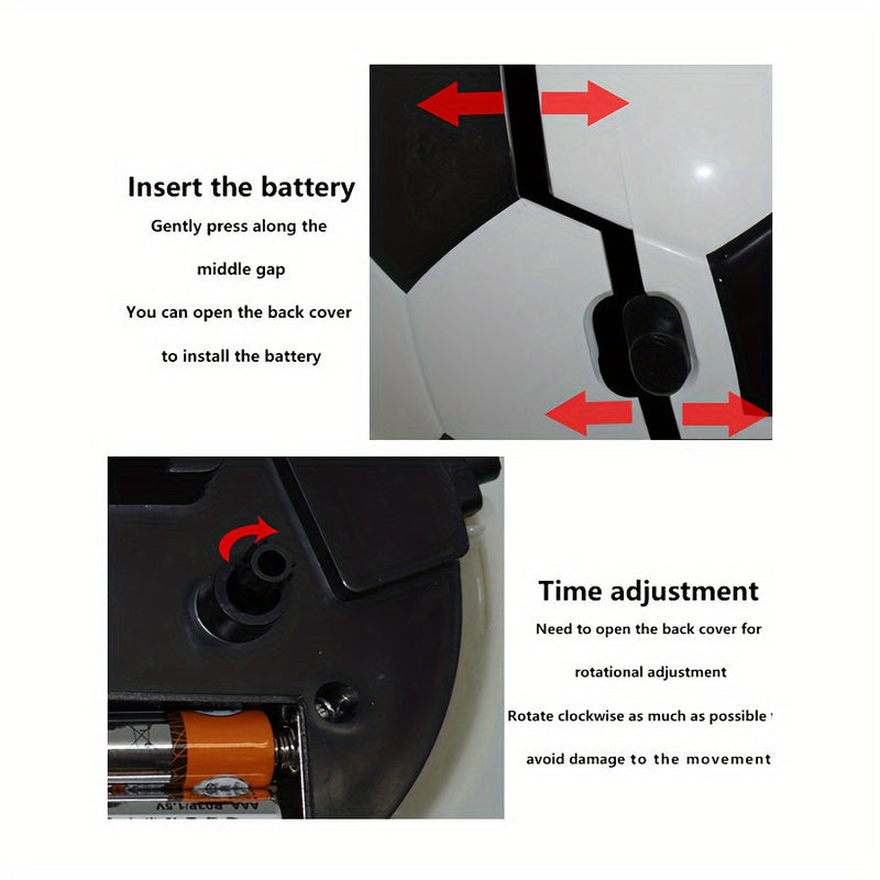 Kreatywny Budzik w Kształcie Piłki Nożnej – Z Muzyką i Unikalnym Designem dla Młodych i Starych