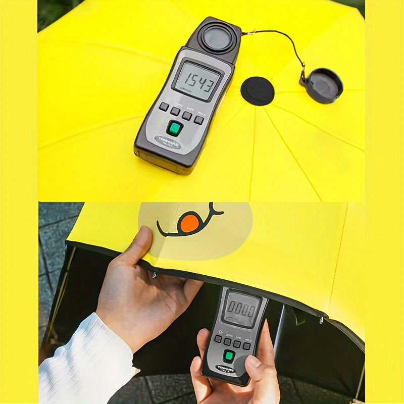 Aranyos esernyő medvével gyerekeknek – kézi nyitás nap- és esővédelemmel