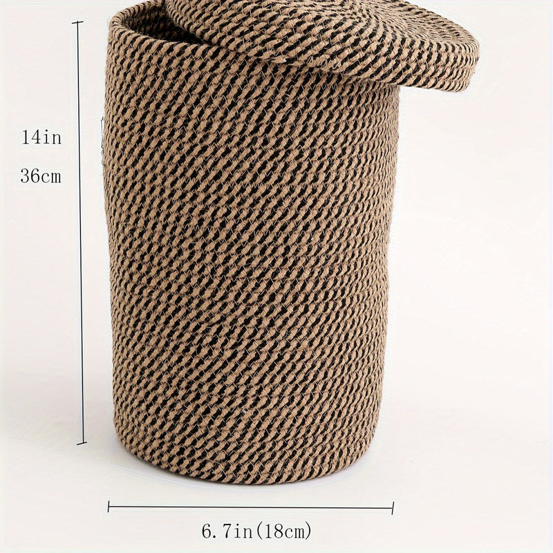 Boho Koszyk na Przechowywanie - Dla Stylowej Łazienki