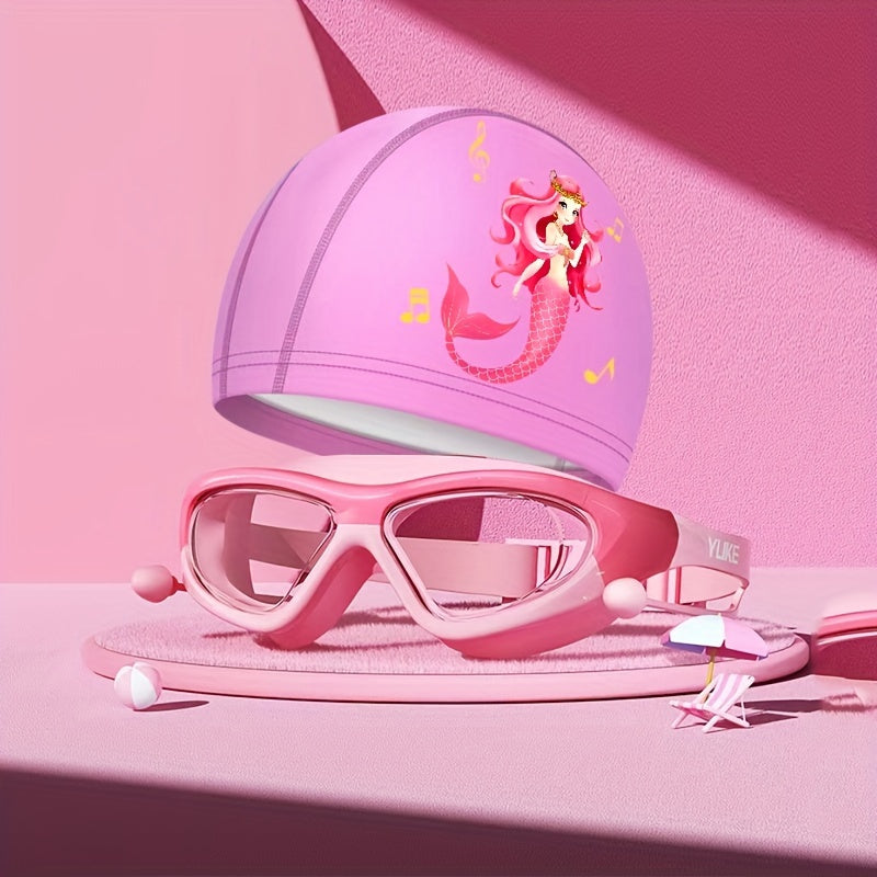 Zestaw Okularki i Czepek do Pływania dla Dzieci – Komfortowa i Radosna Ochrona w Wodzie