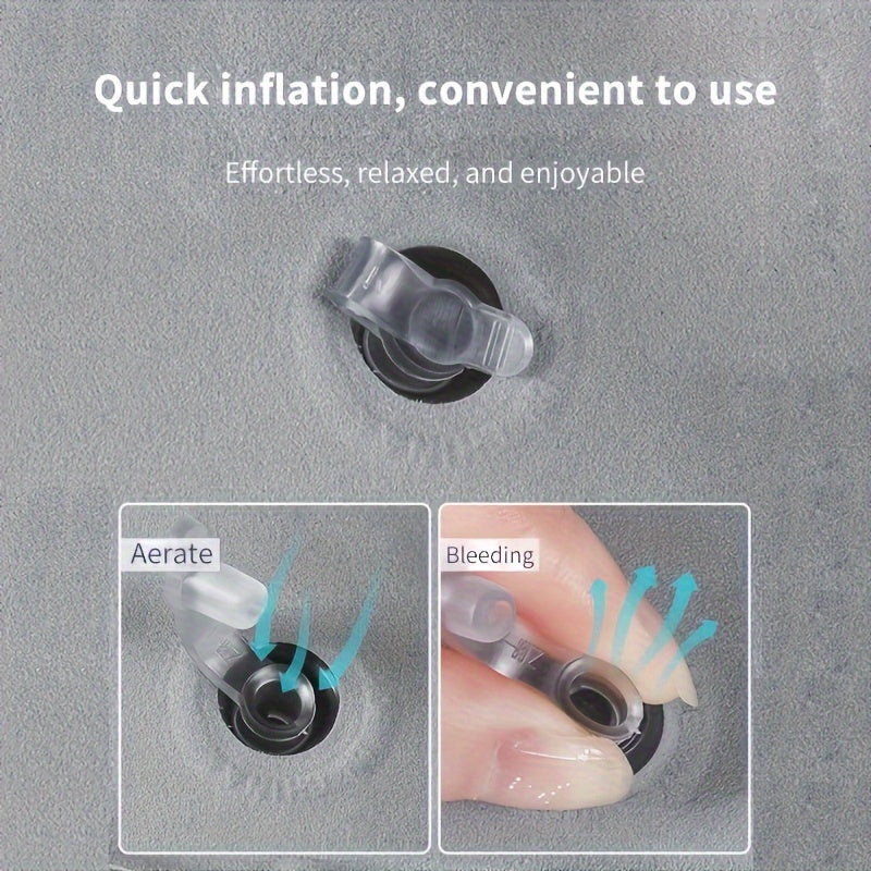 Nadmuchiwane Poduszki na Kemping i Podróże - Zestaw 2 Miękkich, Przenośnych Poduszek