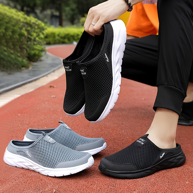 Men's Breathable Slip-On Shoes – Lightweight Mesh Comfort