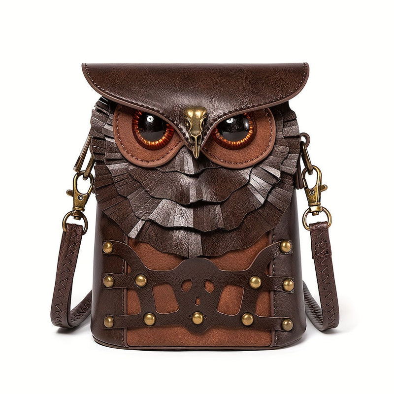 Steampunk Sowa Mini Torebka – Stylowa i Funkcjonalna