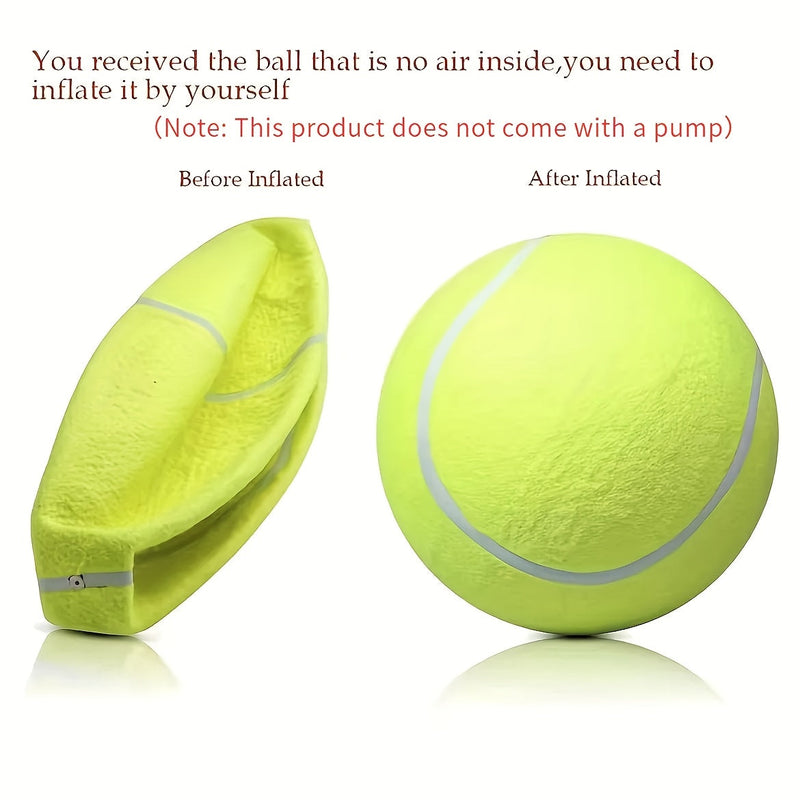 Extra Large Eco-Friendly Tennis Ball for Dogs – Ideal for Outdoor Play