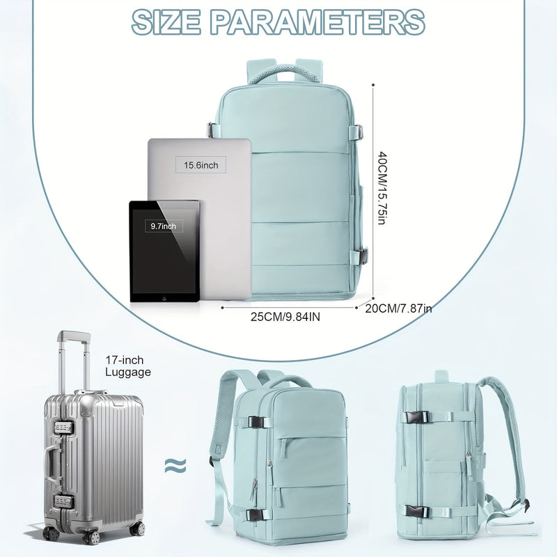 Wielofunkcyjny Plecak Podróżny i Dzienny z Komorą na Buty i Wodoodpornymi Przegródkami