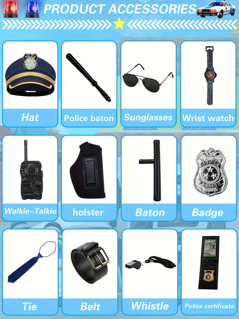 Odważny Strój Policjanta - Dla Małych Bohaterów