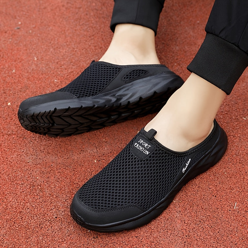 Men's Breathable Slip-On Shoes – Lightweight Mesh Comfort