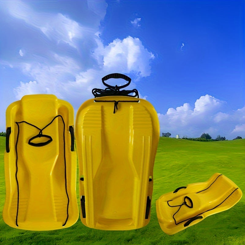 Wszechstronna Sanki z Hamulcem – Idealne na Śnieg, Trawę i Lód, Zawiera Sznur do Ciągnięcia