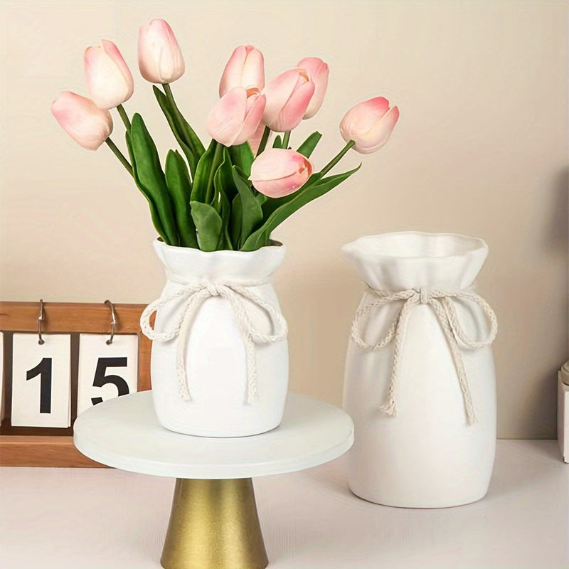 Boho Geometrical Decorative Vase – Idealna do Wiosennych i Wielkanocnych Dekoracji