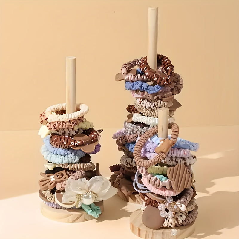 Bamboo Holder for Kitchen Towels with Natural Finish – Stylish and Practical for the Countertop