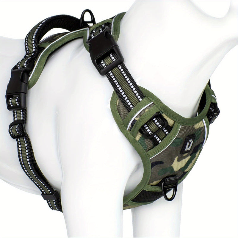 Reflective Harness for Dogs – Easy Walking and Training with Handle