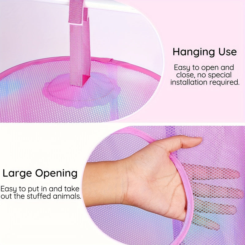 TidyTower 4-warstwowa Siatka do Przechowywania - Oszczędzająca Miejsce i Wielofunkcyjna