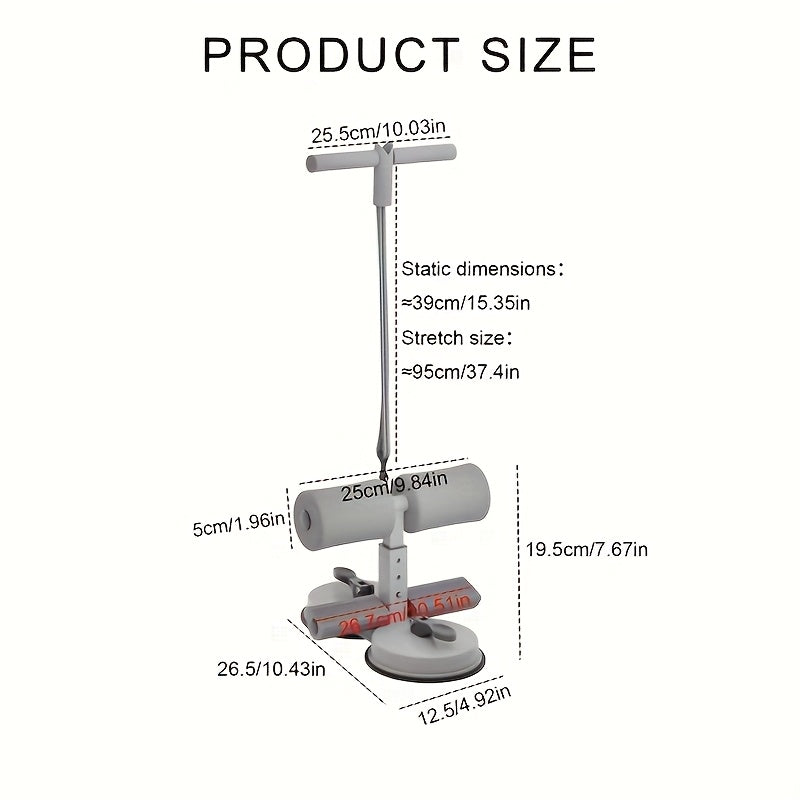 Regulowany Asystent do Brzuszków z Podwójnymi Przyssawkami – Idealny do Fitnessu w Domu i Treningu Core