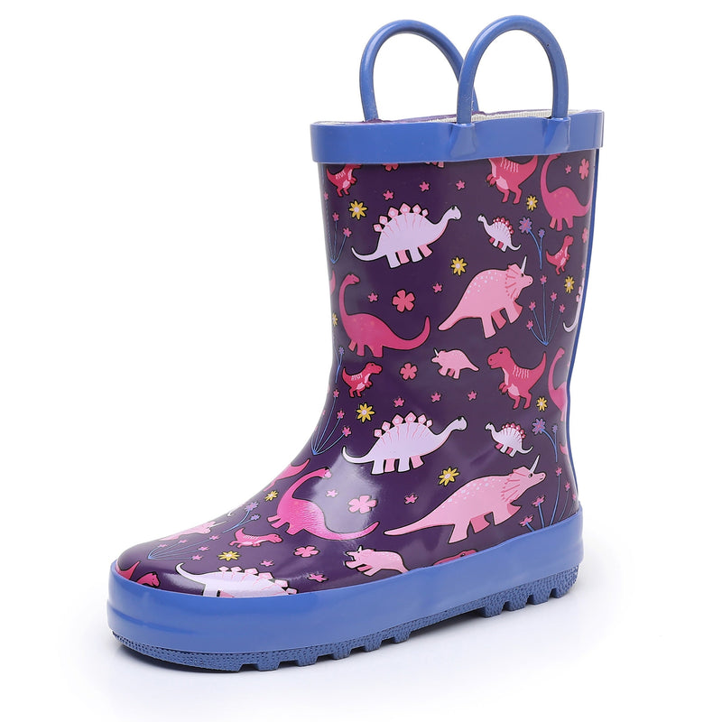 Cizme de ploaie pentru copii cu motiv de fluture - Protecție veselă pentru ploaie