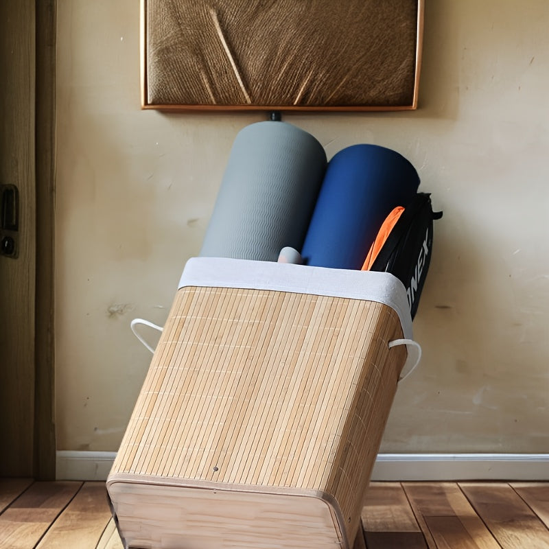 Kosz do przechowywania z bambusa - Trwały i praktyczny do każdego pomieszczenia