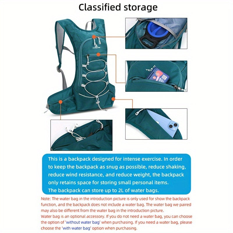 Lekki Plecak Sportowy - Oddychający i Wodoodporny do Biegania i Wędrówek