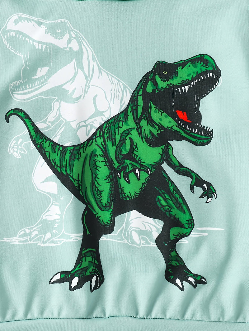 Set Hoodie and Pants Dino Print – Comfortable and Stylish for Boys
