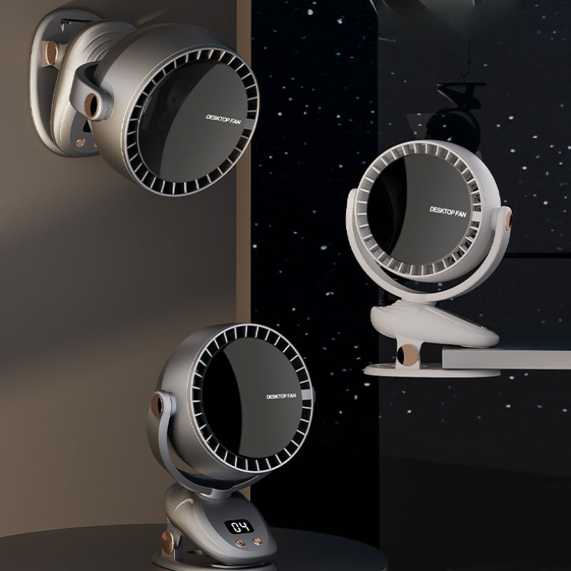 Ventilator portabil fără pale cu afișaj digital – răcire silențioasă și reîncărcabilă pentru utilizare internă și externă