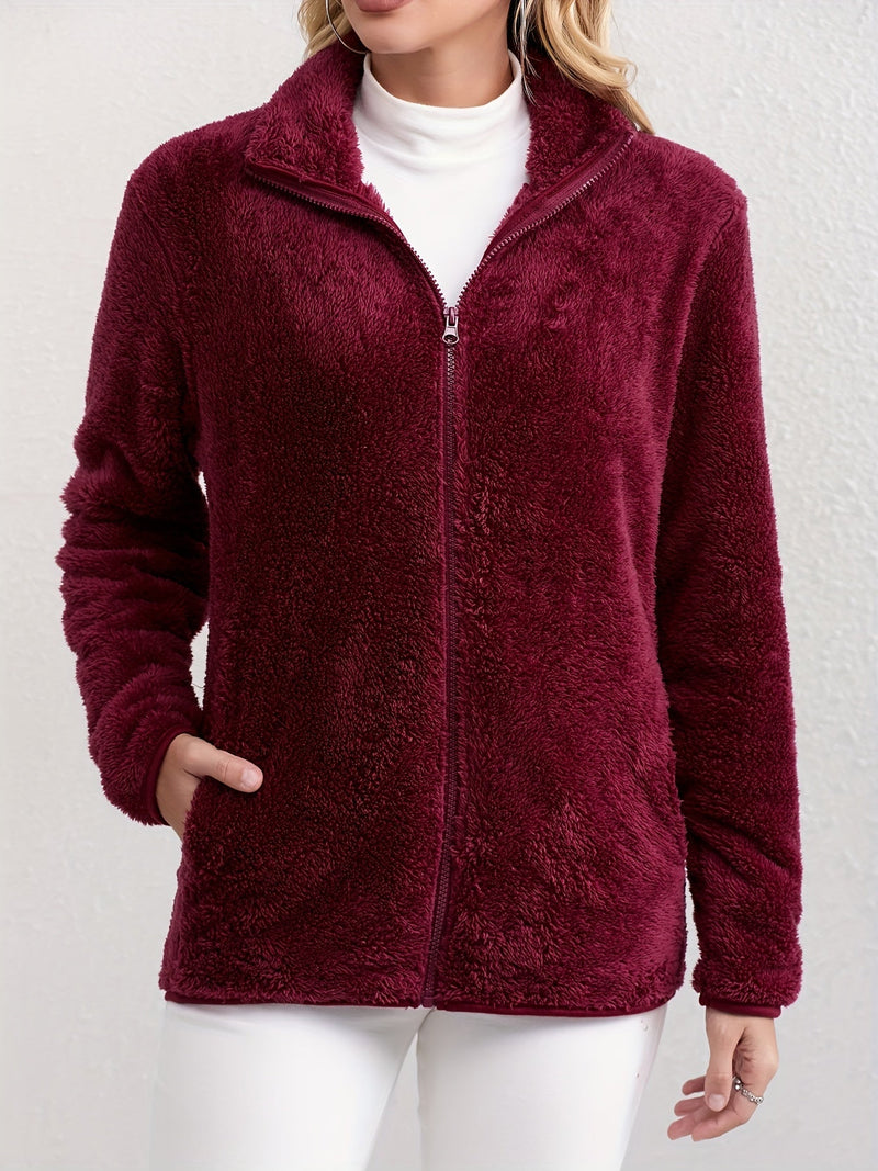 Sanne Teddy Fleece Kurtka - Miękka i Wygodna na Zimne Dni