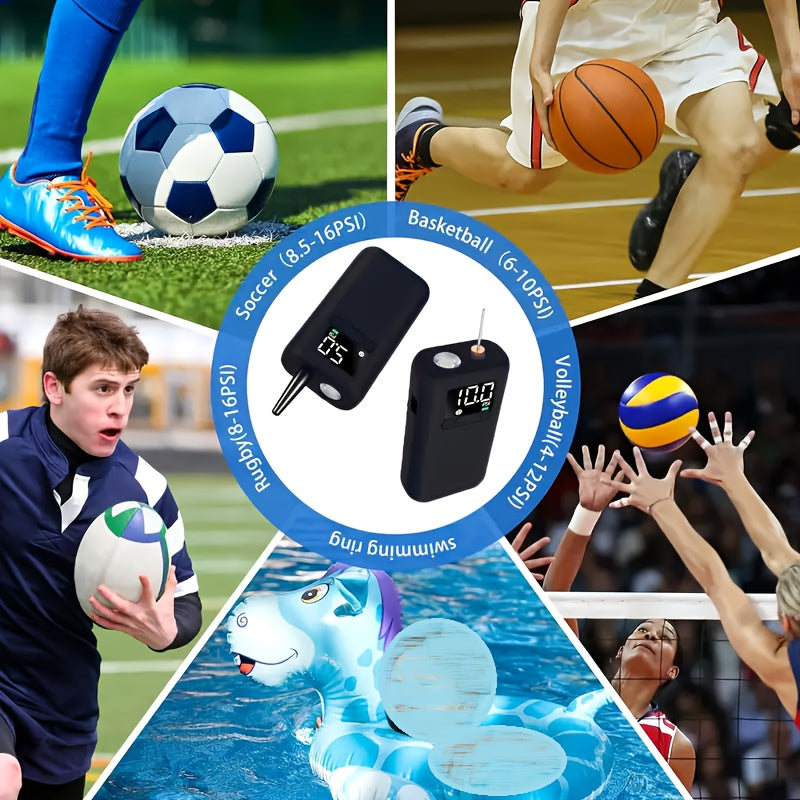 Pompa automată pentru mingi 20 PSI – Rapidă și comodă pentru diferite mingi sportive