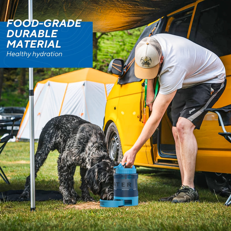 Nagy kapacitású 74oz kutyavizes palack – Hordozható tál szabadtéri kalandokhoz