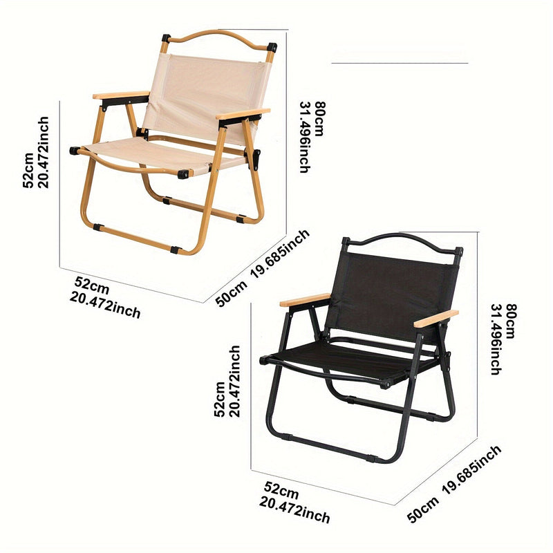 Składane Krzesło Kempingowe – Wytrzymała Aluminiowa Rama i Wygodne Siedzisko