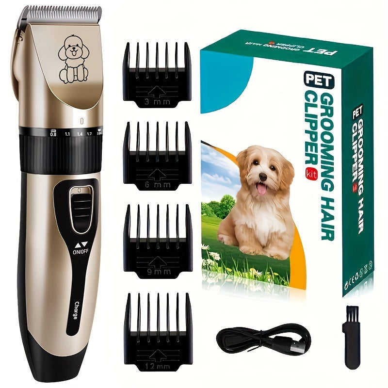 Wireless Trimmer for Animals – USB Rechargeable and Quiet for Dogs and Cats
