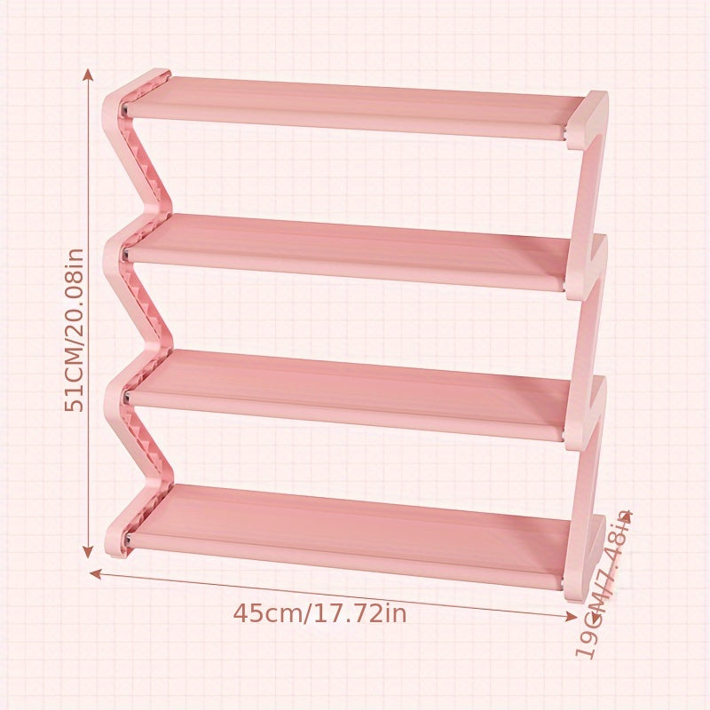 ZigZag ShoeRack - Stylowy i Oszczędzający Miejsce Organizer na Buty