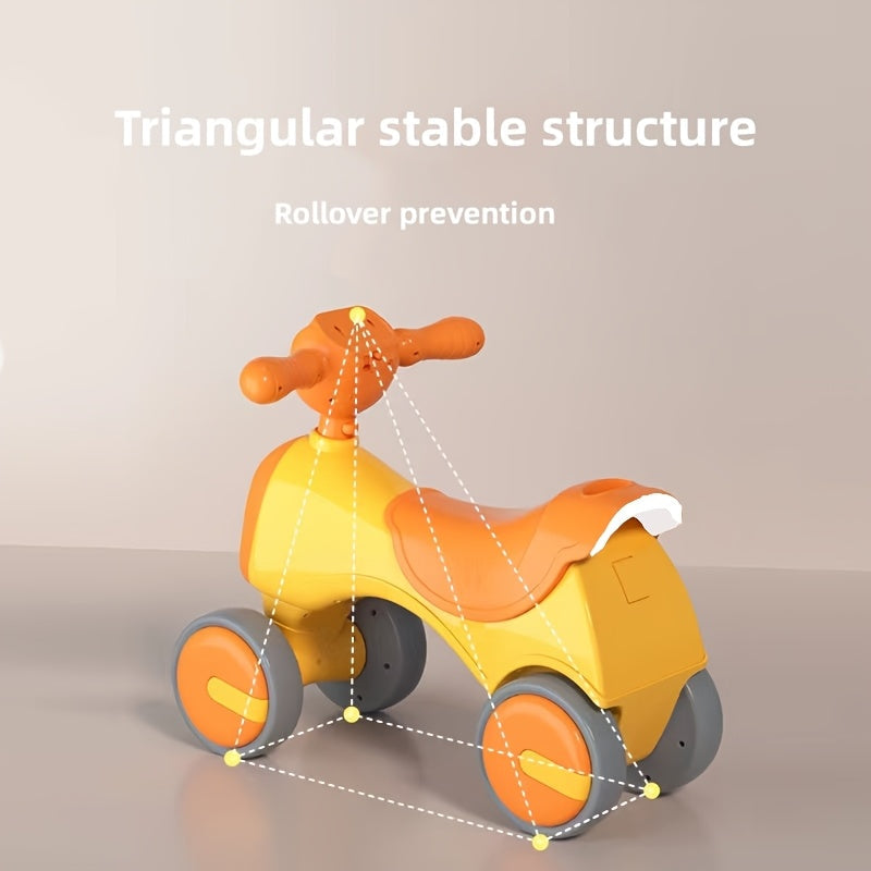 Stabilny Rower Balanser dla Dzieci – Nauka Chodzenia i Stania w Radosnych Kolorach i Bezpieczeństwie