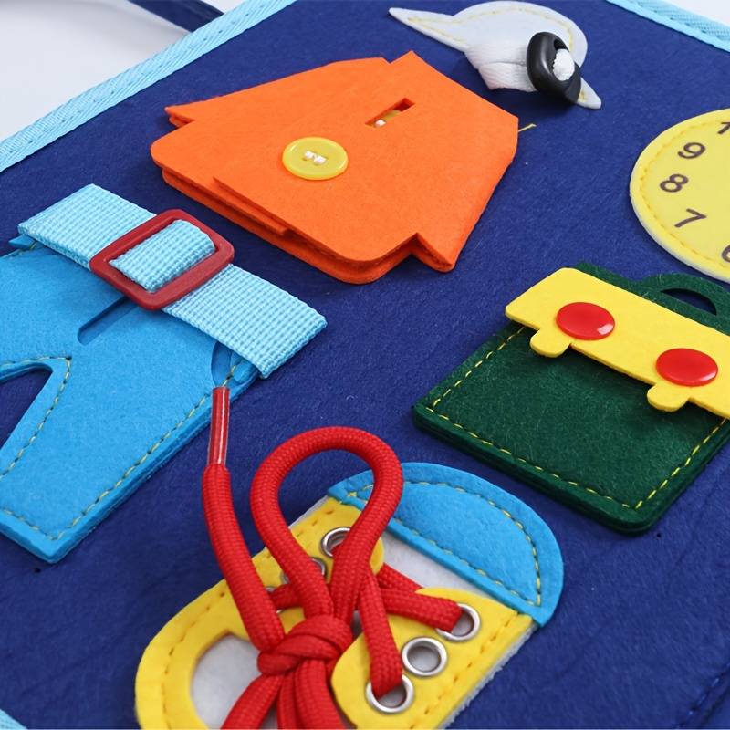 Busy Book Edukacyjny Zestaw Zabawek – Ucząca i Interaktywna Książka dla Dzieci