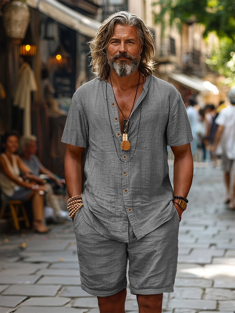 Lněná sada Breeze – Letní komfort a ležérní elegance