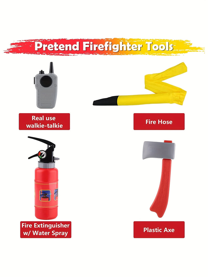Zestaw Strażaka - Dla Fantazyjnej Zabawy w Role