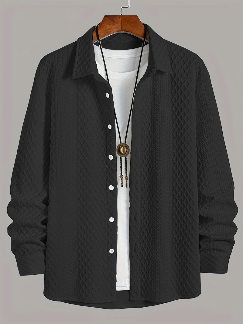 Pánská košile Heren Stretch Tricot - Moderní komfort s klasickým akcentem