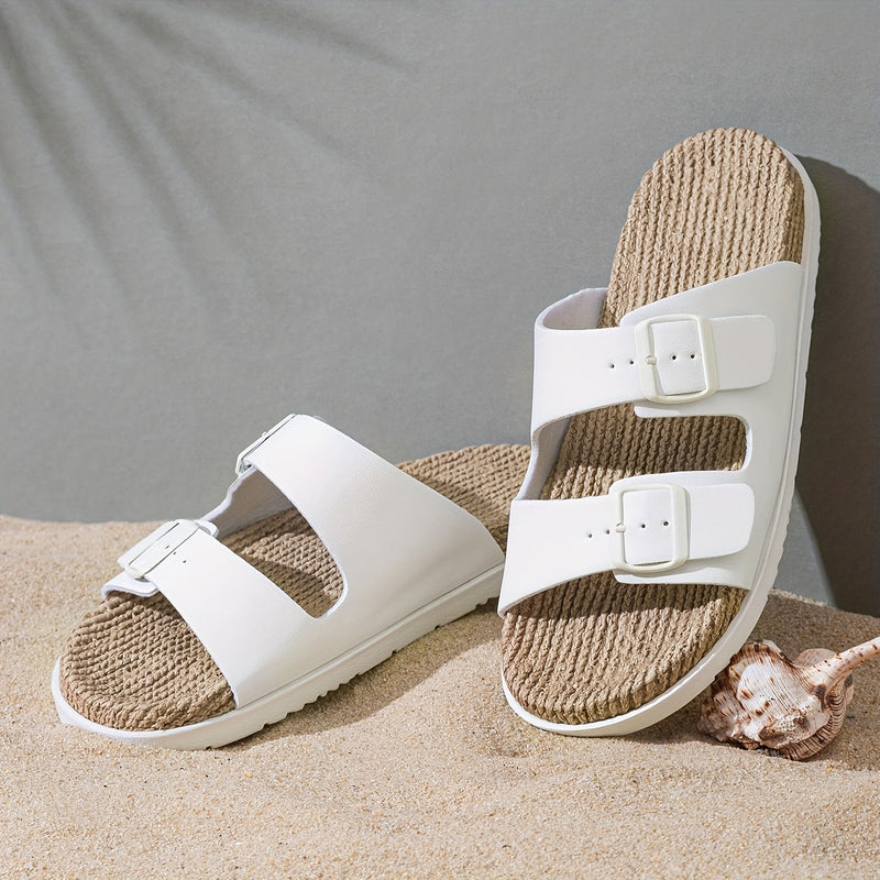 Stylowe Męskie Klapki – Oddychające z Zapięciem i Antypoślizgową Podeszwą