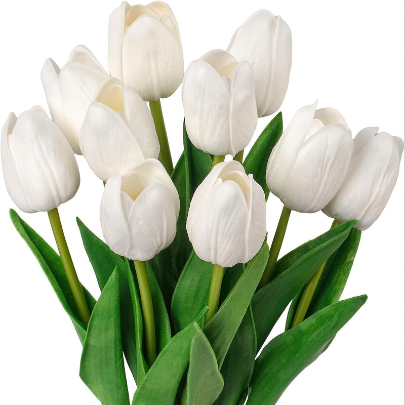 Set of 10 Realistic Tulips – Ideal for Weddings and Interior Decoration