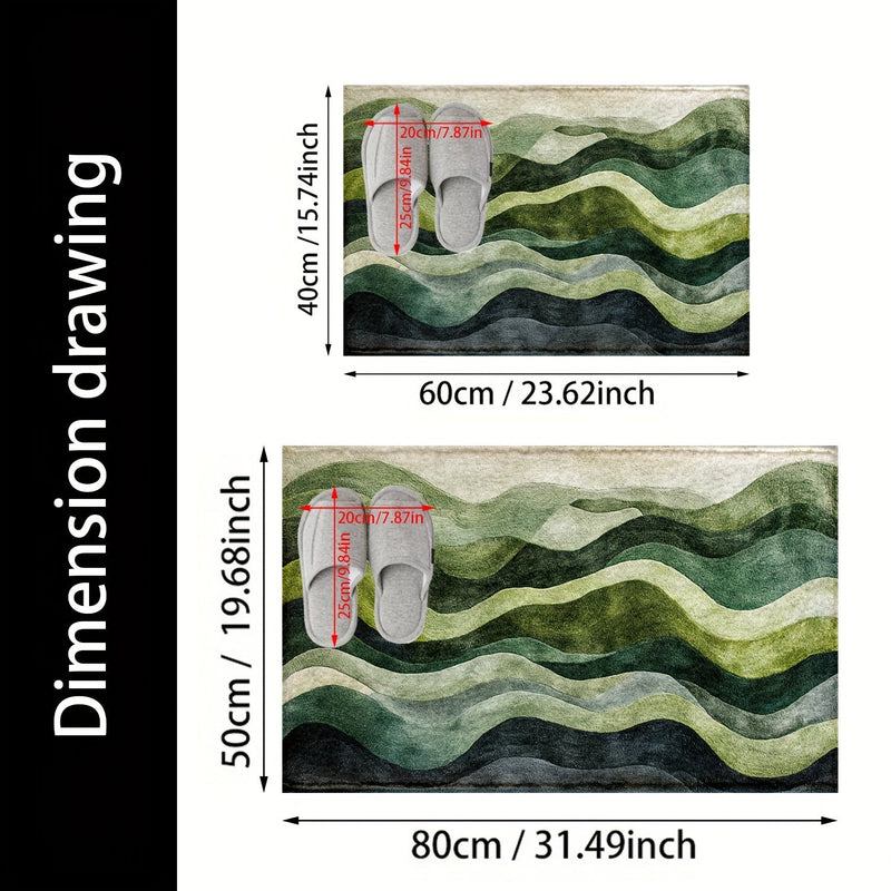 Geometriczna Mata Łazienkowa – Idealna do Łazienki lub Przedpokoju