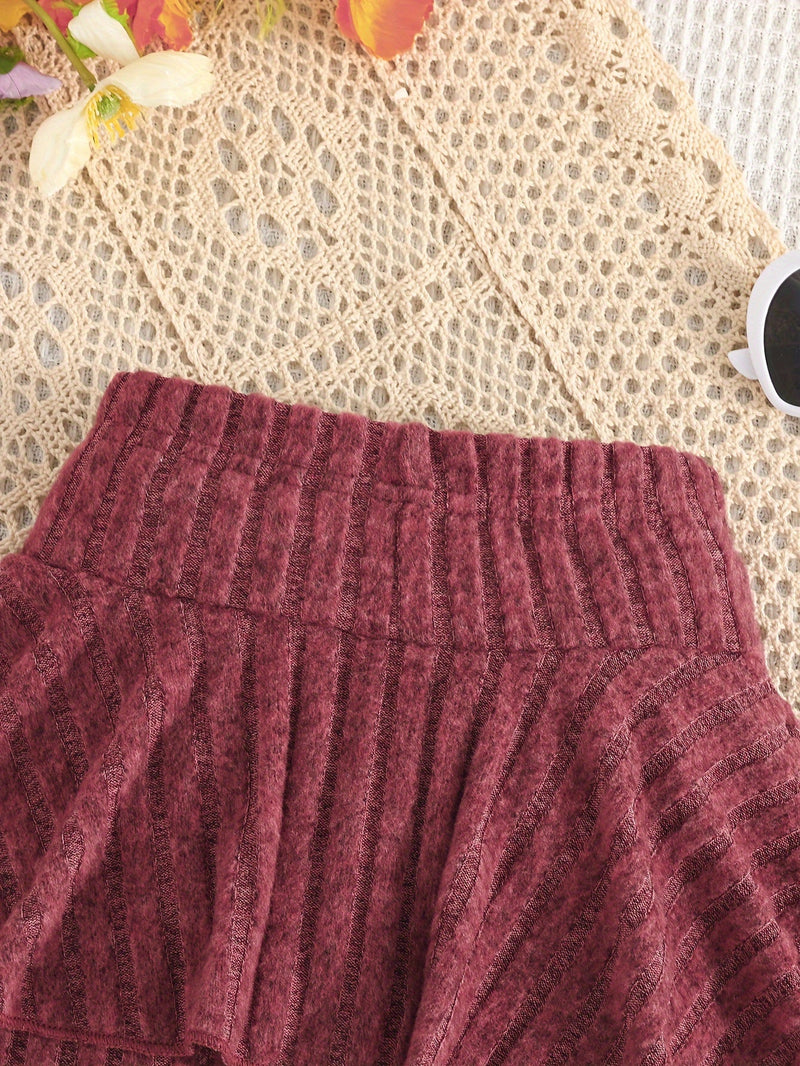 Zestaw Spódnicy i Spodni Tess dla Dziewczynek - Casual i Stylowy na Aktywności na Świeżym Powietrzu