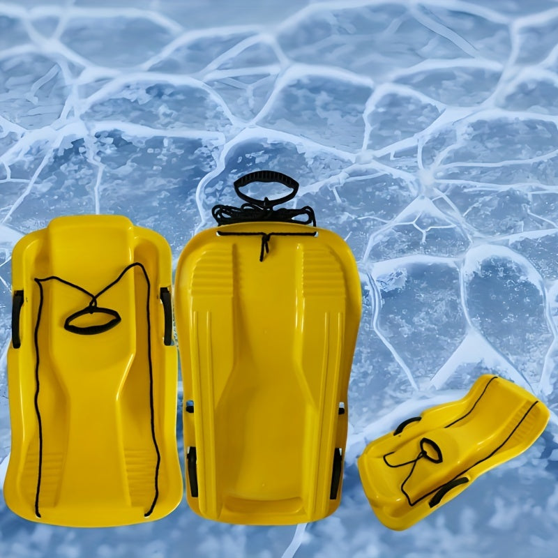 Wszechstronna Sanki z Hamulcem – Idealne na Śnieg, Trawę i Lód, Zawiera Sznur do Ciągnięcia